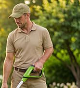 grass cutter with extension pole