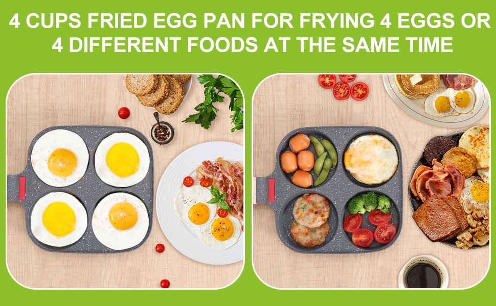Aluminum Omelette Pan with Lid