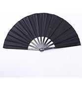 ffscafscn Plastic 13inch Large Rave Fan Popping Fan Clacking Fans for Line Dancing,Hand Fans for ...