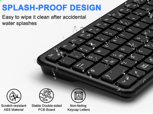wireless keyboard mouse combo