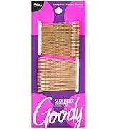 Goody Ouchless Hair Bobby Pins - 50 Count, Metallic Blonde - Slideproof and Lock In Place - Suita...
