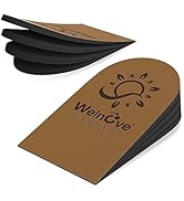 Shoe lift inserts for Heel Pain - Welnove 4 Layer 1 Inch Adjustable Heel lifts pads for Plantar F...