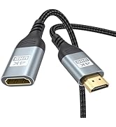 ZeniKon 4K HDMI Extender Cable 3FT HDMI Extension, High Speed HDMI Male to Female Adapter Support...