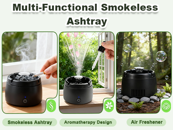smoke free ashtray