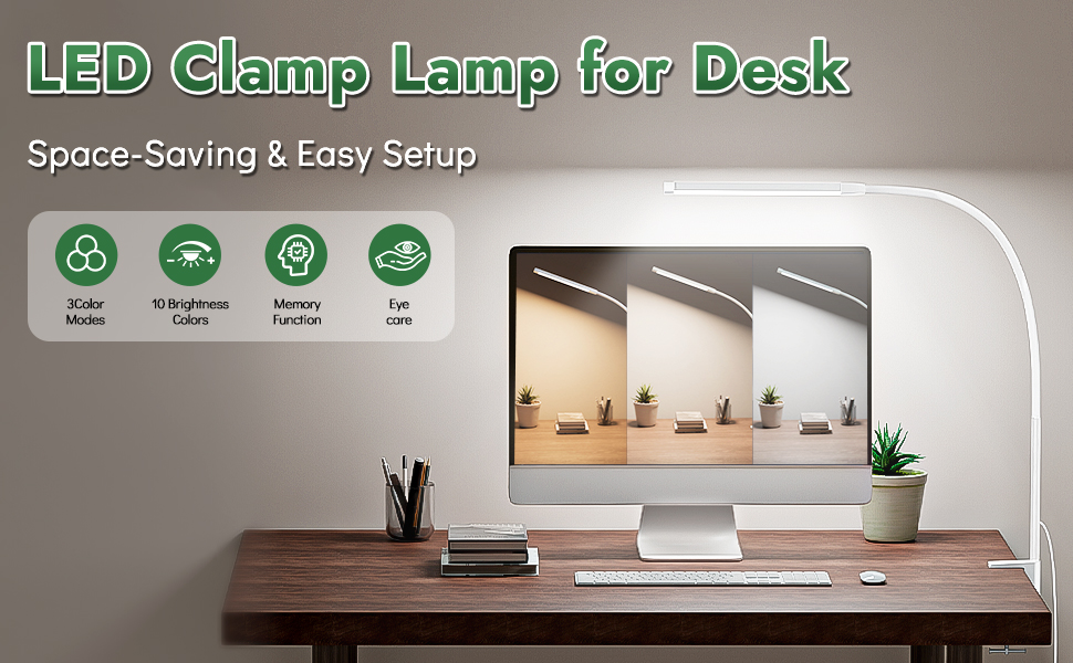 desk lamp with clamp