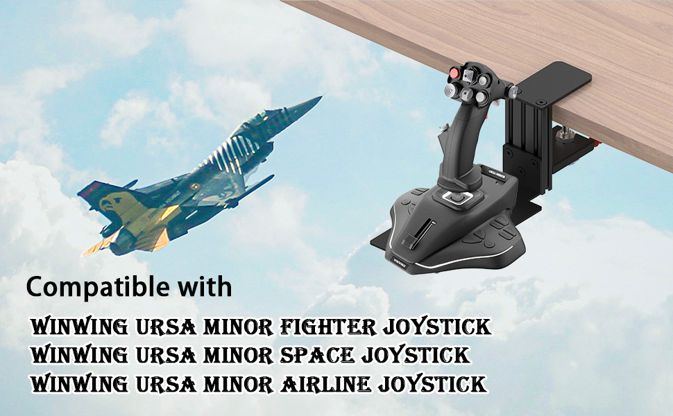 desk mount for winwing ursa minor fighter joystick
