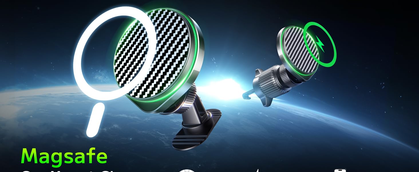 Car Phone Charger Mount Holder Stand Fast Charging