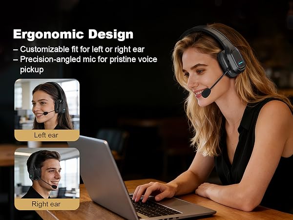 Single Ear Wireless Headphone b2