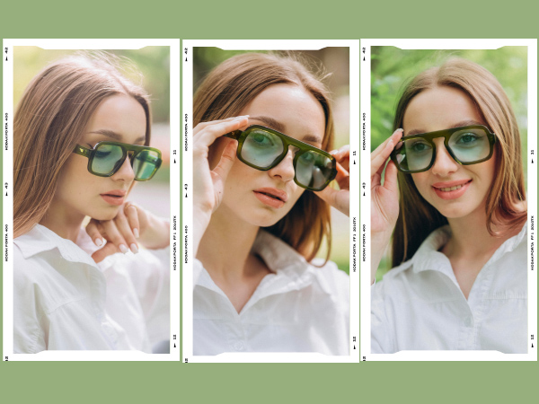 Retro Square Aviator Sunglasses