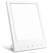 EasyHome Light Therapy Sun Lamp 10000 Lux LED Energy with 10 Adjustable Brightness Dual Color Tem...