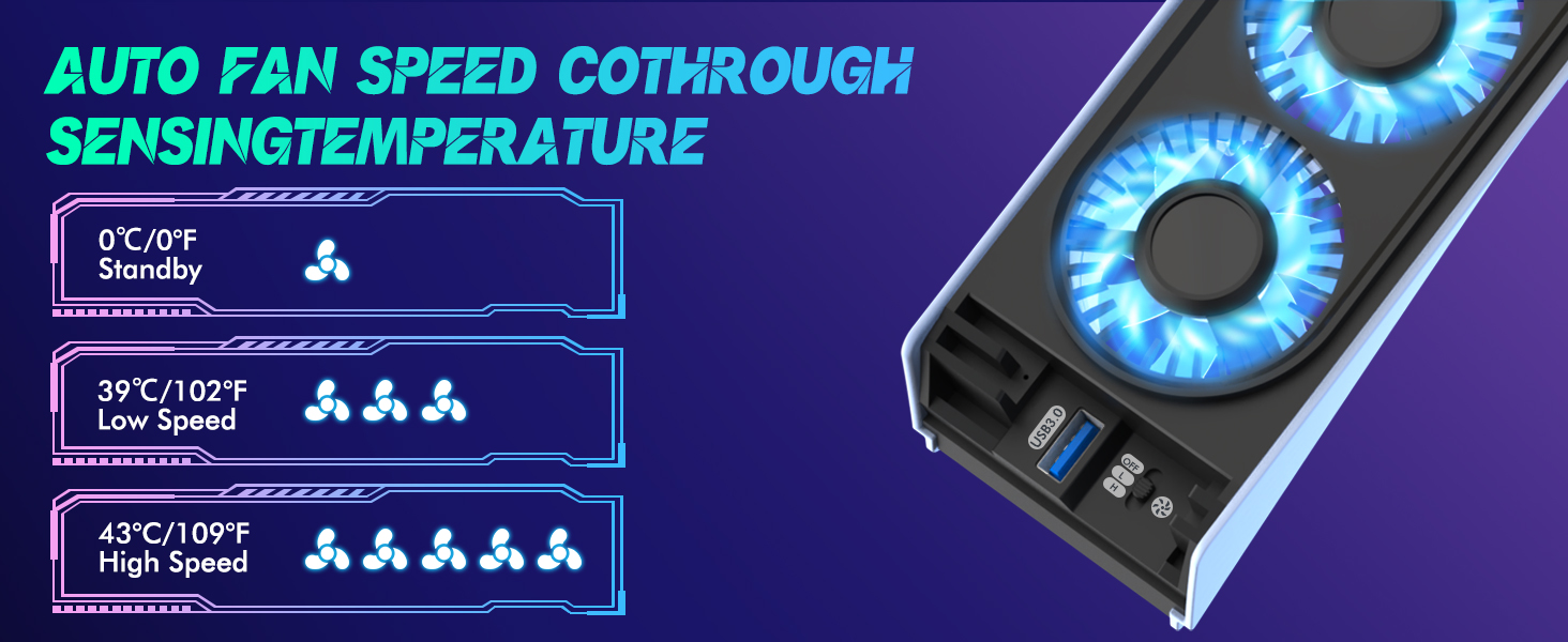 ps5 fan cooling fan