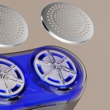 Six-bladed blade Sharp and durable