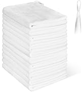 ZHAYAO 12 Pack Microfiber Wash Cloth, 12x12 Inch Highly Absorbent and Soft Feel Fingertip Towels,...
