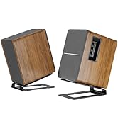 PEGZONE Desk Speaker Stands for Most Bookshelf Speakers, 22 lbs Capacity, Speaker Riser with Anti...