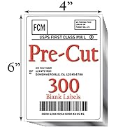 JETZAP Pre-Cut 4x6 Shipping Labels for Inkjet and Laser Printers - Just Load &amp; Print - USPS UPS F...