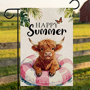 Highland Cow Flag
