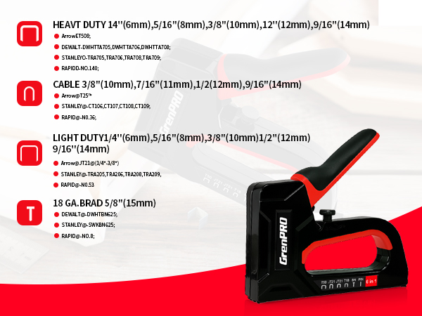 Upholstery Stapler Nail Gun