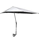 G4Free UPF 50+ Adjustable Chair Umbrella XL with Universal Clamp UV Protection Sun Shade Umbrella...