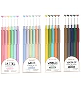Shuttle Art Colored Retractable Gel Pens, 22 Ink Colors, 6 Mild 6 Pastel 5 Light Vintage and 5 Da...