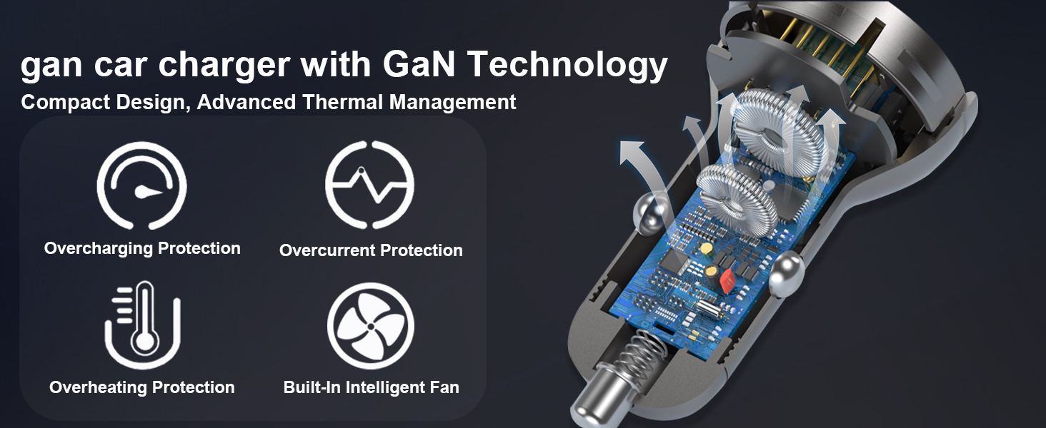 car charger port 100w usb c car charger usbc laptop car charger