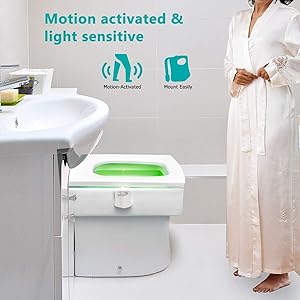 LED Toilet Light motion sensor