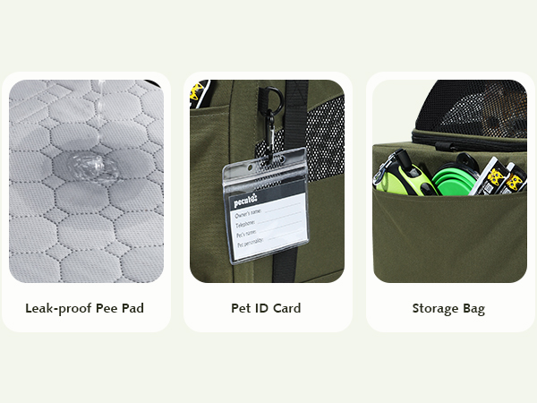 Pecute Expandable Pet Carrier Airline Approved Dog Cat Carrier