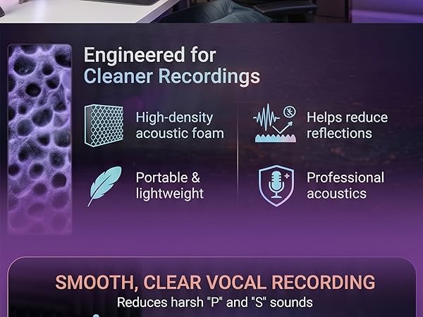 acoustic mic shield