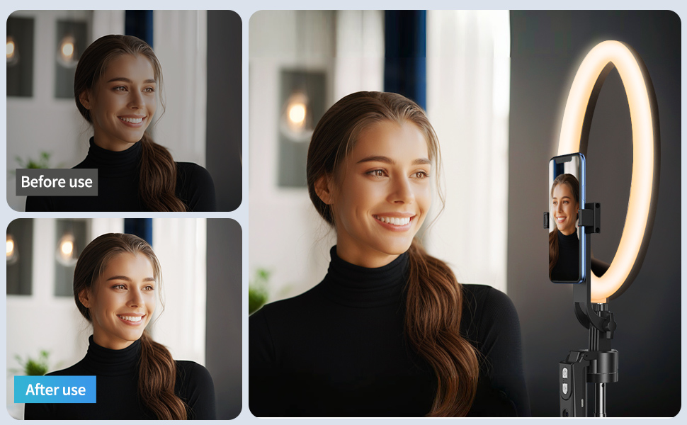 auto face tracking tripod 360 rotation with stand