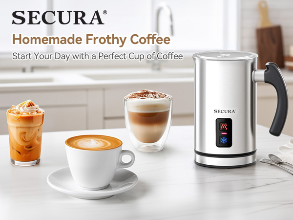 milk frother and warmer