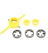 Pipe Threader, PVC Thread Tool Maker Plastic Pipe Die Npt Round Die Set Pipe Threader Plumbing Th...