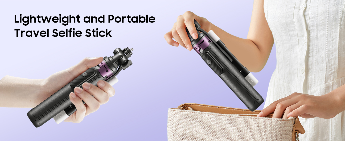 Selfie Stick Tripod with Light