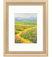 Golden State Art,9x12 Ornate Picture Frame for 6x8 Photo with Mat or 9 x 12 Prints without Mat, R...