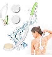 Fanwer 3 in 1 Lotion Applicator for Back &amp; Back Bath Brush for Shower for Men and Women, 18.9in B...