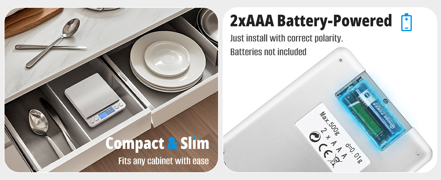 Compact &amp; Slim, Battery-Powered
