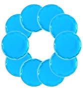 Reusable Ice Packs for Injuries, 10 Pack Round Ice Packs for Face, Gel Ice Packs Ice Pads Small H...