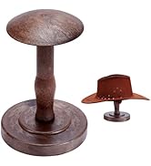 PH PandaHall 1 Set Hat Rack Stand, Brown Hat Display Stand 6x8.9inch Cap Holder Stands Closet Hat...