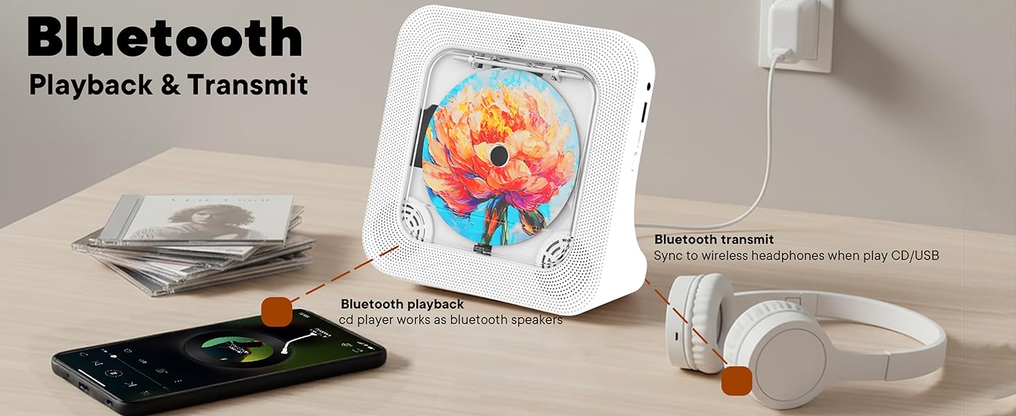 CD player with bluetooth