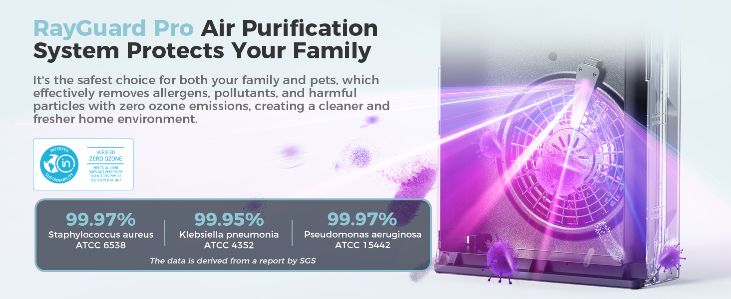 RayGuard Pro Air Purification System Protects Your Family