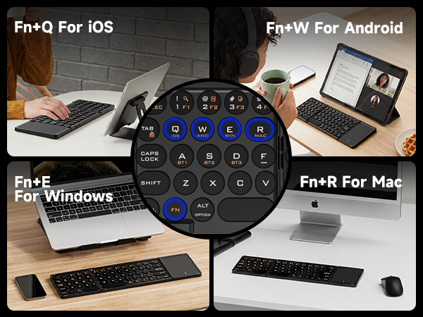 folding bluetooth keyboard