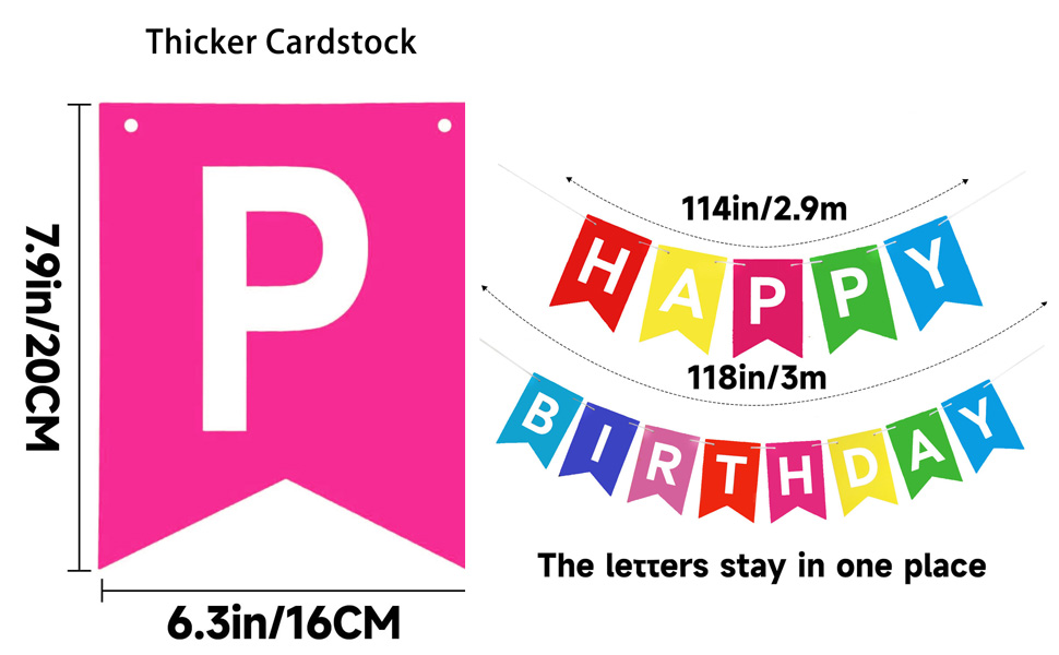 Happy birthday banner