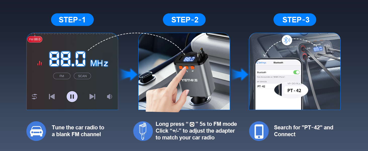 Bluetooth car adapter