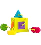Fat Brain Toys OombeeCube - Travel-Friendly Shape-Sorter for Babies &amp; Toddlers