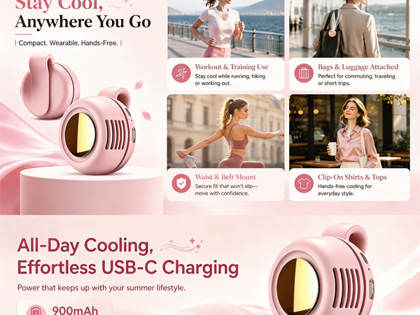Portable Clip-On Fan