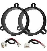 6.5 Inch Front Rear Door Speaker Spacer Ring Compatible with Toyota 1998-2015, Scion 2004-2014 Sp...