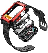 i-Blason 46mm for Apple Watch Series 11/10 Case with Band Multiuse [2X Bumper Cases with Tempered...