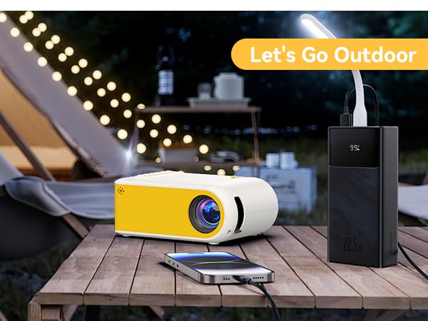 mini Projector outdoor