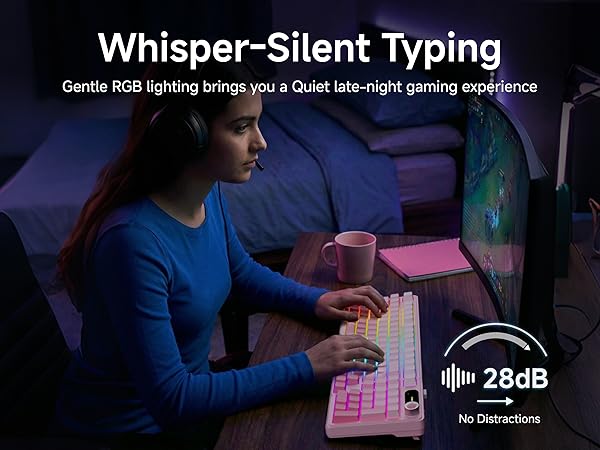 keyboard gaming white keyboard cute keyboard purple keyboard typewriter keyboard wireless