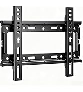 Alrhipvm Fixed TV Wall Mount Bracket, Low Profile for Most 17-43 inch LED LCD OLED Flat Curved Sc...