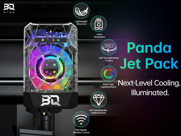 Panda Jet Pack V2.0 Transparent Shell