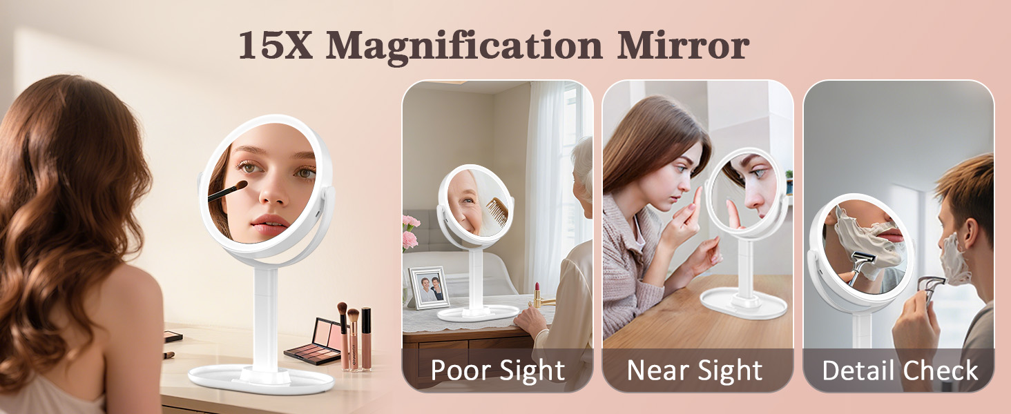 magnigication mirror